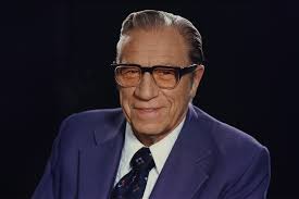 George Beverly Shea singing during a Billy Graham Crusade.