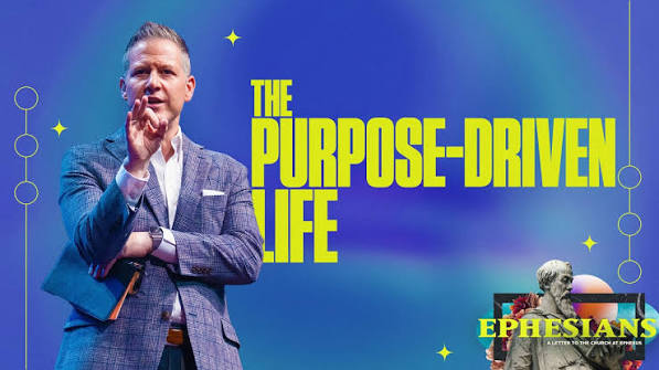 Rick Warren speaking at a Purpose Driven Ministries leadership conference.