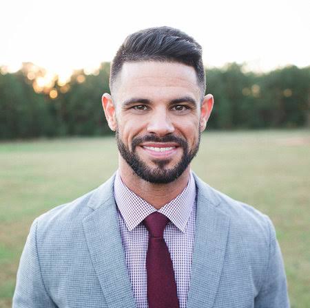Pastor Steven Furtick preaching during a worship service at Elevation Church in Charlotte, North Carolina.